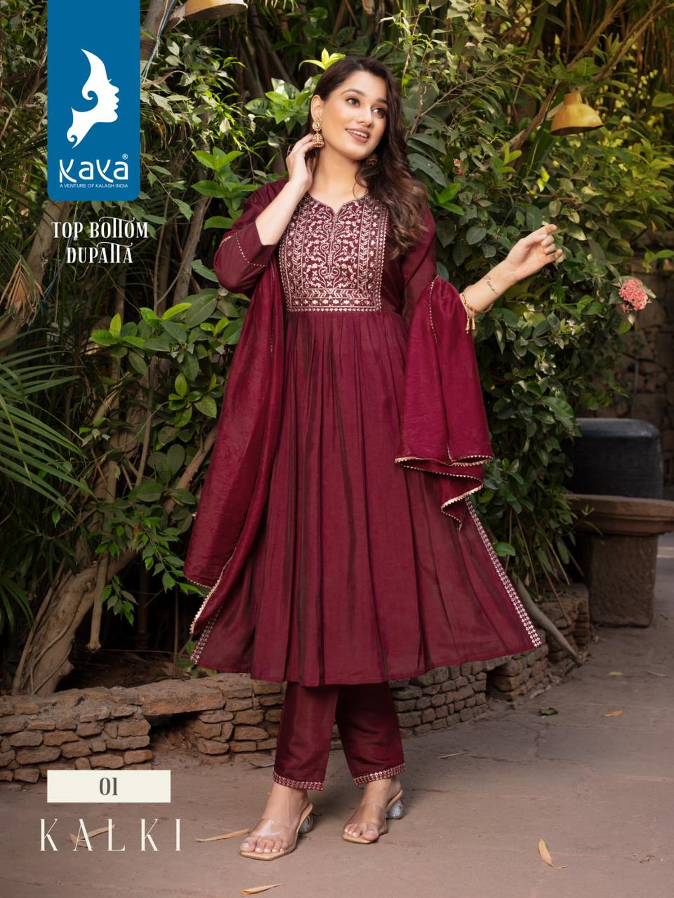 Kaya Kalki Designer Readymade Suits Catalog